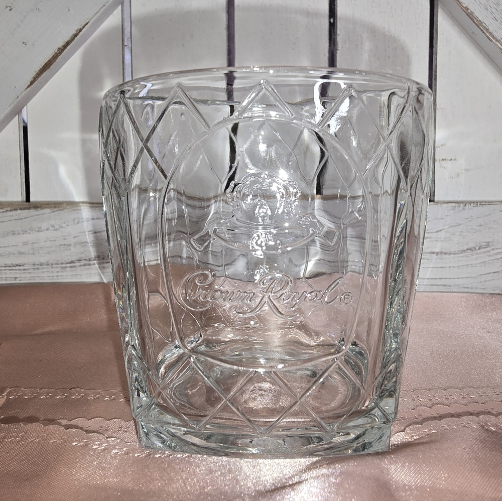 Vintage Crown Royal Whiskey Glass